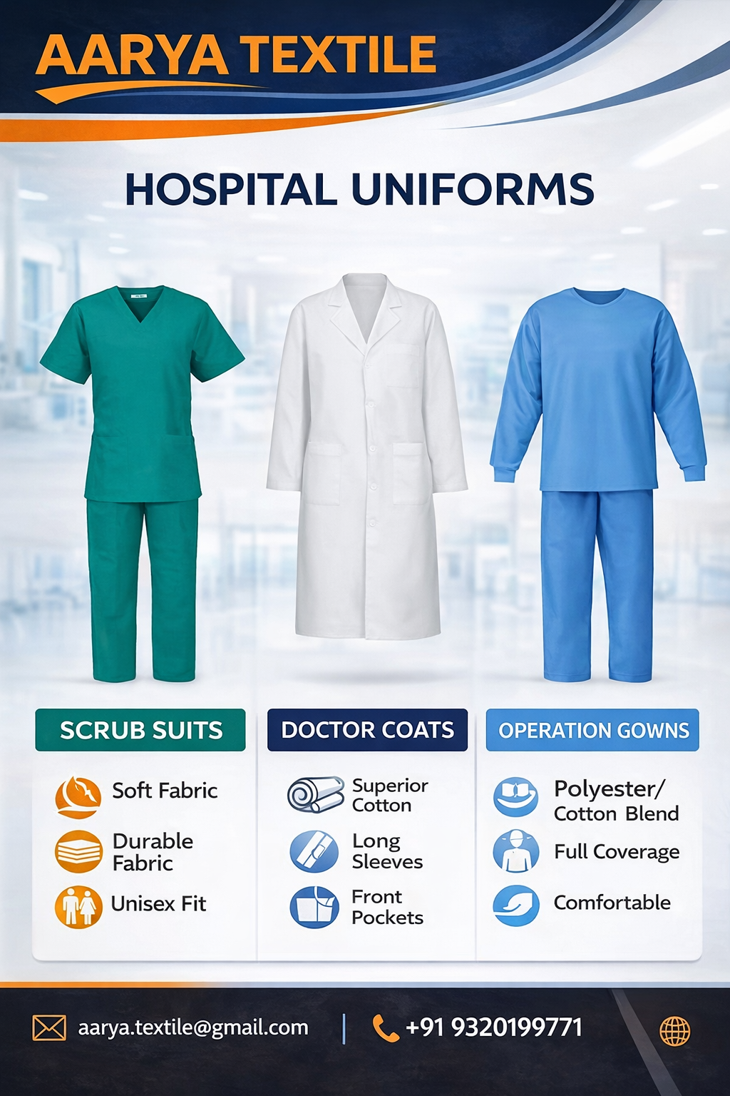 Hospital Healthcare Uniform Supplier